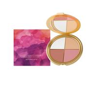 Highlighting Eye & Cheek Palette, Eyeshadow And Highlighter Makeup, Eyeshadow Palette, Eye & Cheek Palettes, 4 En 1 Highlight Shades Makeup For Blush, Create Perfect Facial Contours