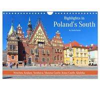 Highlights in Poland's South (Wall Calendar 2026 DIN A4 landscape), CALVENDO 12 Month Wall Calendar: Poland's south offers a wealth of cultural and tourist attractions