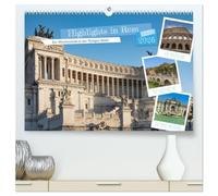 Highlights in Rom - Ein Wochenende in der "Ewigen Stadt" (hochwertiger Premium Wandkalender 2026 DIN A2 quer), Kunstdruck in Hochglanz: Eine kleine Sommerreise durch das wunderschöne Rom