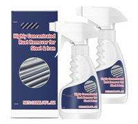 Highly Concentrated Steel Rust Remover, Dissolvant de rouille haute performance pour métal, puissant pour métal et acier inoxydable, puissant dissolvant de rouille pour Iron(120ml) (2 PCS)