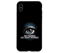 Highly Informed Not Paranoid Eye Design Coque pour iPhone XS Max