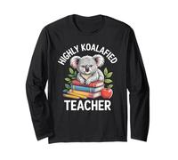 Highly Koalafied Teacher Funny Koala Pun Manche Longue