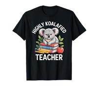Highly Koalafied Teacher Funny Koala Pun T-Shirt