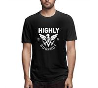 Highly Suspect Classic Men's Short Sleeve Solid Crew Neck T-Shirt Manches Courtes(Medium)