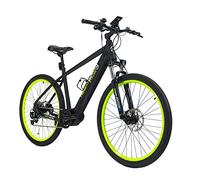 Highphoria Vélo Electrique Adulte 27.5 Pouces, Electric Bike 11 Vitesses, Moteur Puissant 48V 250W 95Nm, Fourche à Suspension Hydraulique, Autonomie 100 km 25 km/h(Noir-Vert)