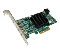 HighPoint RocketU 1344D USB Controller, 4-Port USB 3.2 Gen2 Type-C, Up to 10Gb/s, PCIe 3.0 x4, Native xHCI Support