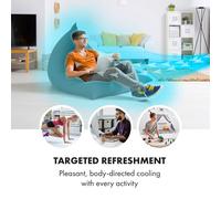 Highrise Ventilateur rafraichisseur humidificateur 35W 2,5L Pack glace