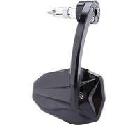 Highsider 301-026 Lenkerendenspiegel Aluminium Rétroviseur de Guidon, Noir