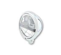 HIGHSIDER 5 3/4 pouces LED Spotlight BATES STYLE TYPE 5, chrome/noir, argent