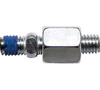 HIGHSIDER Adaptateur de rétroviseur M8 sur M8, chromé