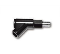 HIGHSIDER Adaptateur miroir smart M10 x 1,25 mm filetage à droit - noir
