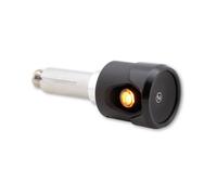 HIGHSIDER Akron-Flash LED Guidon Fin Clignotant, Noir, Certification E