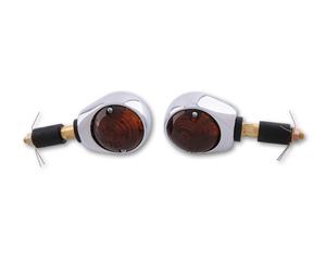 HIGHSIDER Clignotant de guidon smart OCHSENAUGE - verre fumé