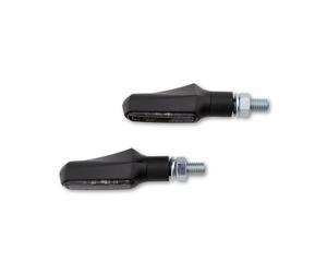 HIGHSIDER Clignotant LED smart Shorty Fin homologué - verre fumé - la paire
