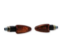 HIGHSIDER Clignotant smart Arrow Mini homologué - verre orange - la paire