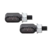 Highsider Clignotants Little Bronx 1108585004 CNC LED compatible avec YAMAHA R6 600 Argenté