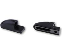 HIGHSIDER CNC adaptateur miroir de fées FB-1 court, noir, ensemble, noir