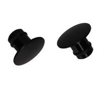 HIGHSIDER CNC Capuchon En Aluminium Pour M10 De Miroir Perçage Noir Brillant