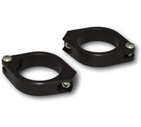 Highsider CNC, colliers de serrage pour tubes de fourche 42-43 mm Noir Noir