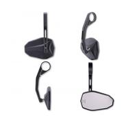 Highsider CNC Miroir D'Extrémité Du Guidon Victory Soufflage Certification E