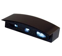 HIGHSIDER Éclairage de plaque LED smart Micro avec boîtier aluminium - noir - à l'unité