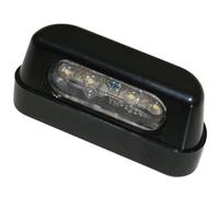 HIGHSIDER Éclairage de plaque LED smart plastique ABS - noir - à l'unité