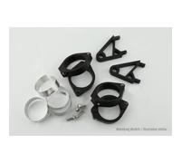 HIGHSIDER Ensemble de support de lampe XS pour 42-43 mm í ̃, noir, noir