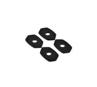 HIGHSIDER Indy Spacer Plaques de montage en aluminium noir, pour div. adaptées à Kawasaki