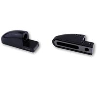 Highsider FB-1, adaptateur pour miroir de carénage Court Noir Noir