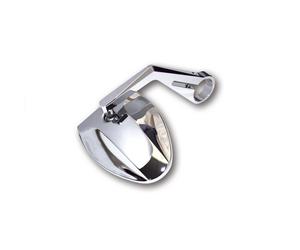 HIGHSIDER FERRARA 2 miroirs d’extrémité de guidon, argent