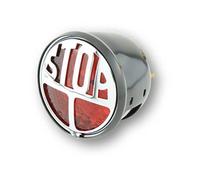 Highsider Feu arrière LED Smart Stop 1139412 verre rouge homologué Argenté