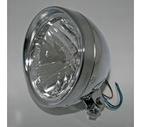 HIGHSIDER Feu avant smart Cruiser - 6 1/2 pouces - avec visière - homologué E - chromé - à l'unité