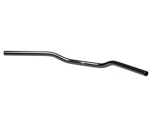 Highsider Guid. Alu Superbike Flat AN1, L : 738 mm 7/8 pouces, Noir, avec ABE
