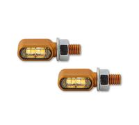 HIGHSIDER Kit clignotants/feux de position CNC LED LITTLE BRONX E-APPROVED