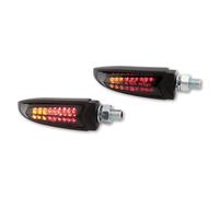 HIGHSIDER LED arrière, feux de frein, unité de signal de virage ARC, noir, noir