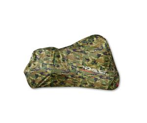 HIGHSIDER Moto bâche Camouflage, extérieur, noir-gris-blanc-vert-multicolore, taille L