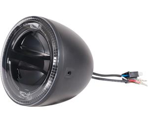 Highsider Phare À Led LED, 5 3/4, CIRCLE, NOIR