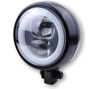 HIGHSIDER LED projecteur FLAT TYP 9 avec anneau de lumière de stationnement, noir, montage de fond, noir