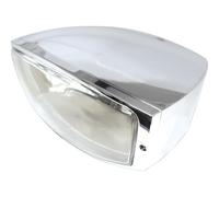 Highsider Phare Moto H4 projecteur Oregon de dessous chrome