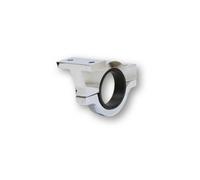 HIGHSIDER Pince du guidon en aluminium, plaqué chrome, pour l’indicateur 360-231, argent