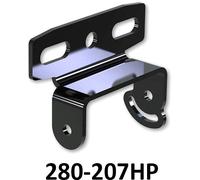 Highsider Pro Akron-RS Pro Universal, support de plaque d immatr Noir Noir