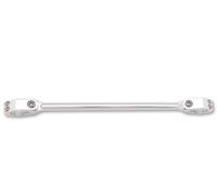 HIGHSIDER pro Cross-Bar Handlebar Brace Silver Two-piece Clamps