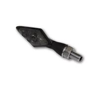 HIGHSIDER pro PEN HEAD DOUBLE 2in1 Clignotant à LED avec feu de position, boîtier noir, lentille teintée