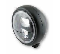 HIGHSIDER 5 3/4 pouces LED projecteur PECOS TYP 7 avec anneau de lumière de stationnement, mat noir, noir
