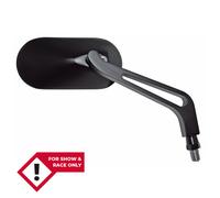 HIGHSIDER Rétroviseur de guidon smart ovale - noir