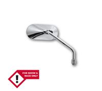 HIGHSIDER Rétroviseur sur guidon smart Agila ovale - côté droit - non homologué E - chromé, noir