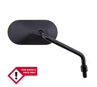 HIGHSIDER Rétroviseur sur guidon smart Agila ovale - côté droit - non homologué E - noir, noir