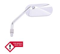 HIGHSIDER Rétroviseur sur guidon smart Agila ovale - côté gauche - non homologué E - chromé