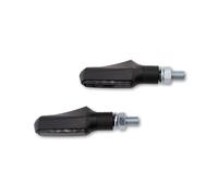 HIGHSIDER Clignotant LED smart Shorty Fin homologué - verre fumé - la paire