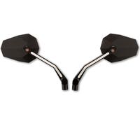 Highsider X4, Rétroviseur avec clignotants et feux de position à Noir Noir